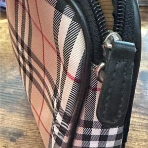 Make up bag plaid